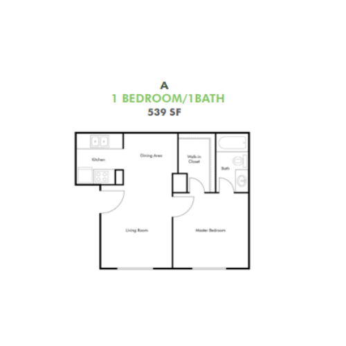 A floor plan